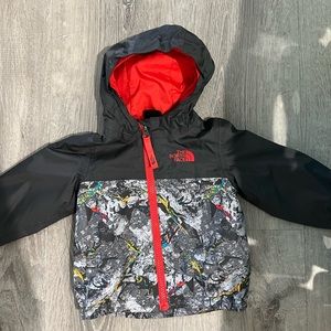 The North face windbreaker - 6-12 months